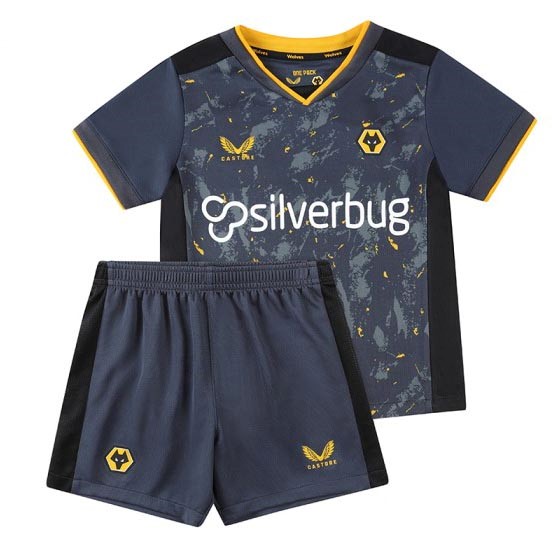 Camiseta Wolves 2ª Niño 2021 2022